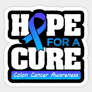 For a Cure Colorectal Cancer Month Sticker